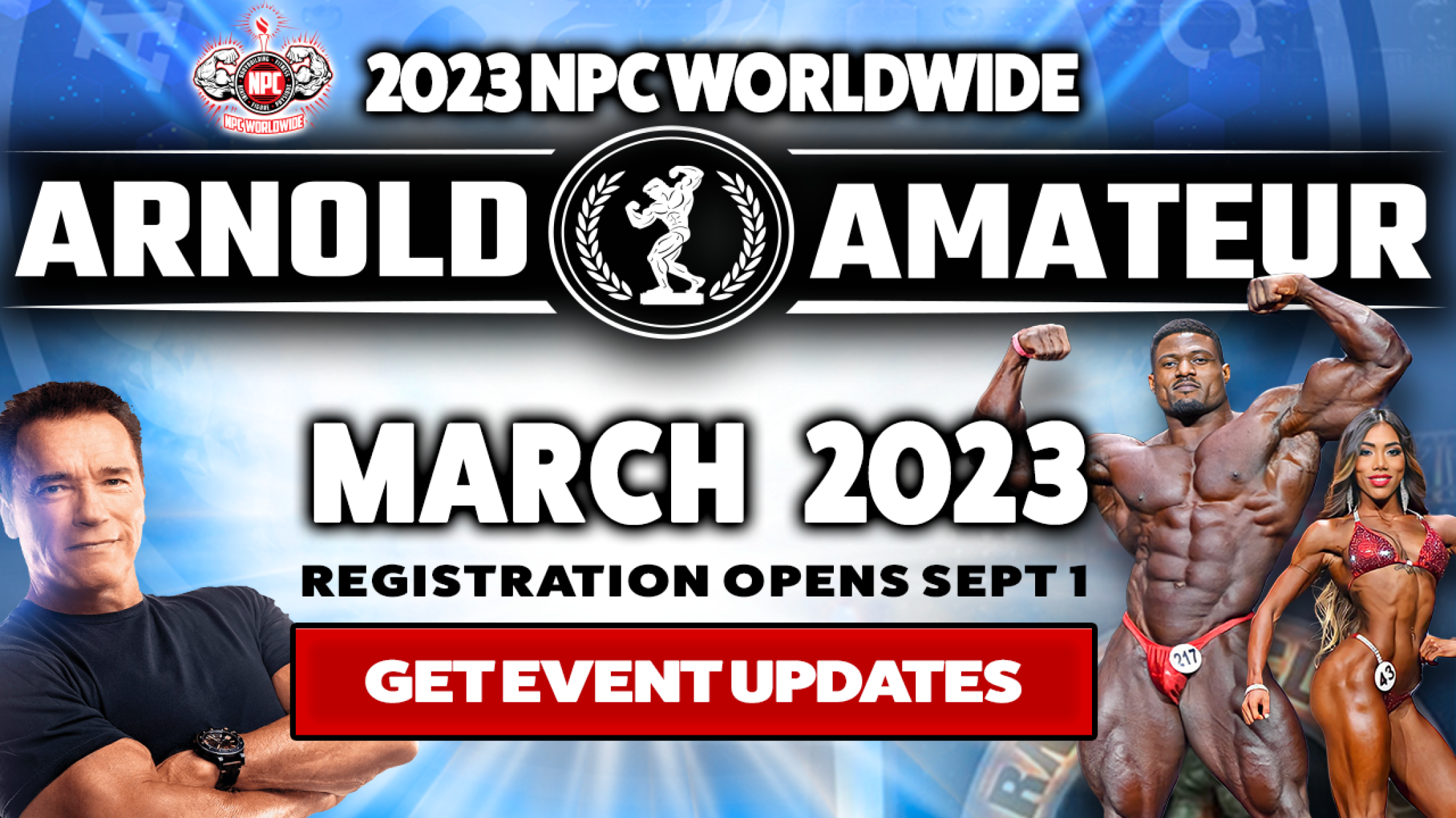 2023 NPC Worldwide Arnold Amateur - March 2023 - Registration opens Sept 1
